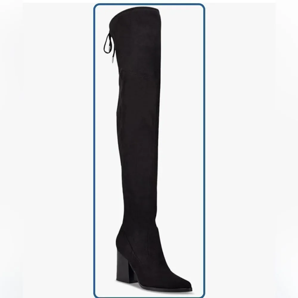 Marc Fisher LTD Womens Octavie Over-The-Knee Boots Black!
